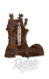 Erstwilder Shoe House Brooch back