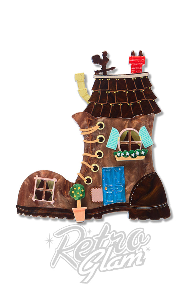 Erstwilder Shoe House Brooch