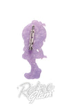 Erstwilder Shy Violet Brooch back