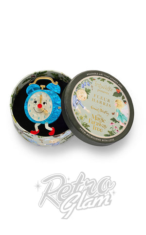 Erstwilder Silky's Clock Brooch box