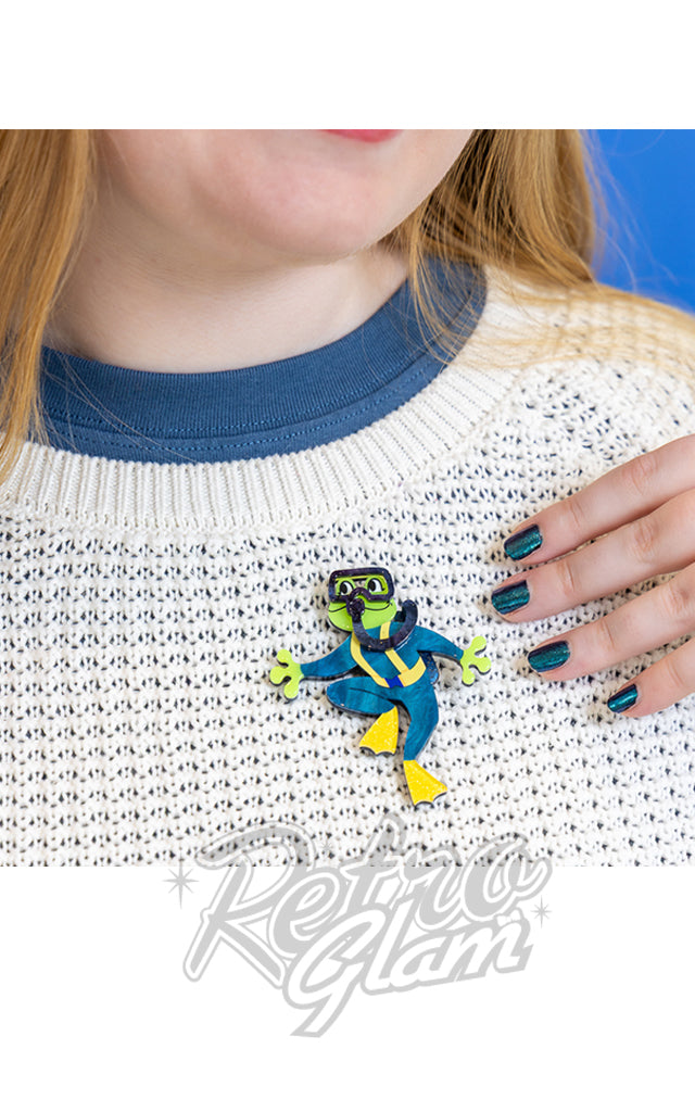 Erstwilder Slick Swimmer Brooch