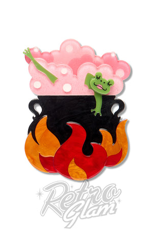 Erstwilder Spookin' Spa Day Brooch