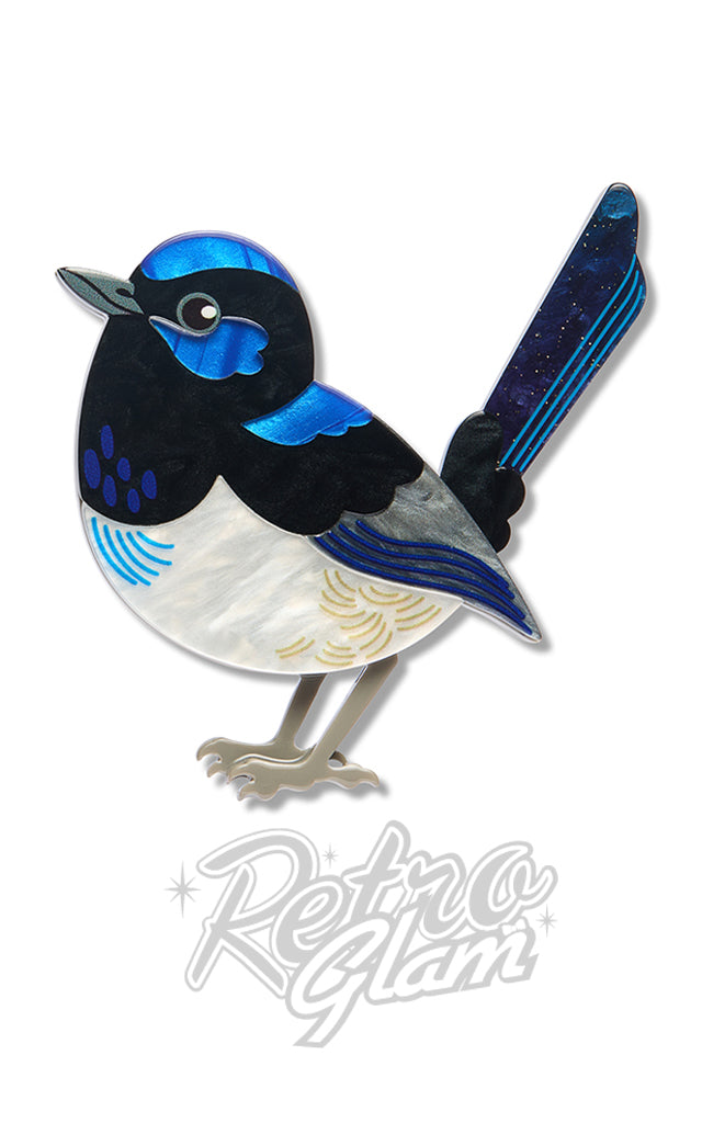 Erstwilder Superb Fairy Wren Brooch