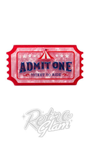 Erstwilder Ticket To Ride Brooch