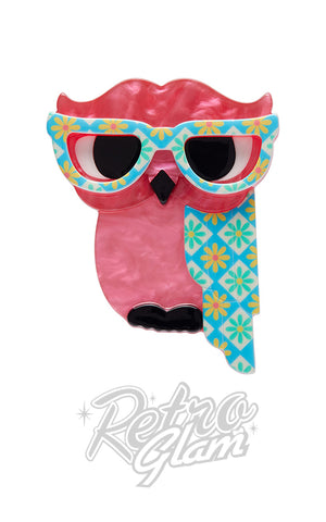 Erstwilder Waldo The Wacky Wise Owl Brooch