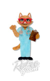 Erstwilder Whiskers M.D Brooch