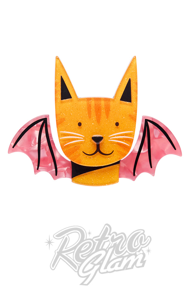 Erstwilder Winged Kitty Brooch
