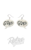 Erstwilder G-Day earrings in white