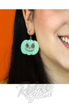 Jack O Lantern earrings glow in dark