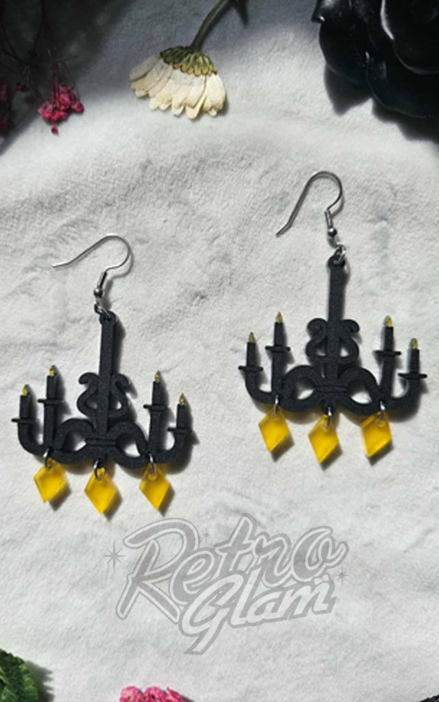 Fallen Pine Chandeliers Earrings