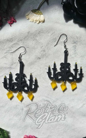 Fallen Pine Chandeliers Earrings