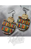 Fallen Pine Book Shelf Dangle Earrings