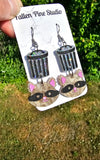 Fallen Pine Trash Pandas Earrings