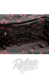 Lux de Ville Diabla Darling Clutch with Flames interior