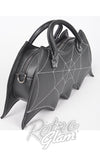 Bat handbag with spiderweb