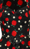 Hell Bunny Apple Pie Dress  detail