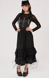 Gothic style corset outfit