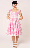 Hell Bunny Pink Gingham Cindy Dress
