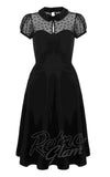 hell bunmy black gothic dress