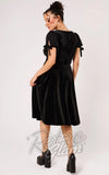 Hell Bunny Disenchanted Dress in Black back