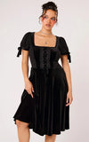 Hell Bunny Disenchanted Dress in Black gothic