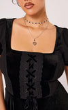 Hell Bunny Disenchanted Dress detail