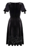 Hell Bunny Disenchanted Dress in Black cad back