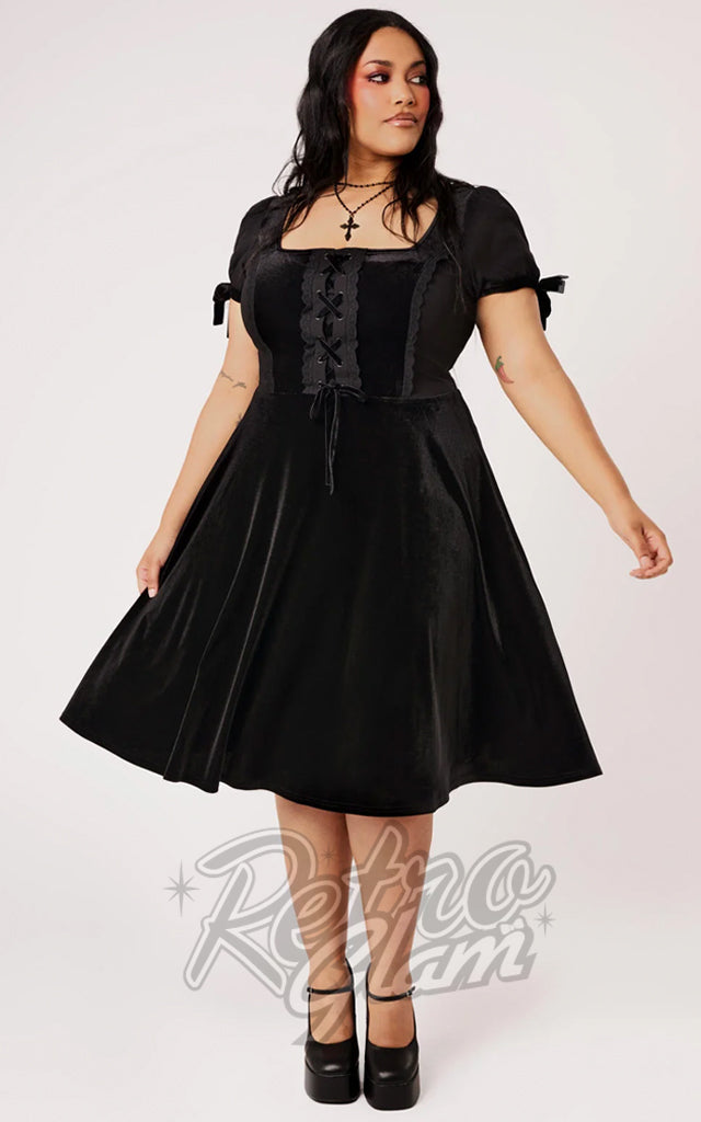 Hell Bunny Disenchanted Dress in Black - Pre-Order