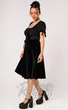 Hell Bunny Disenchanted Dress in Black side