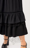 Victorian skirt in black