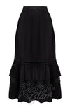Hell Bunny Disenchanted Skirt in Black cad back