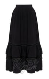 Hell Bunny Disenchanted Skirt in Black cad