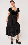 Hell Bunny Disenchanted Skirt in Black