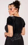 Hell Bunny Disenchanted Top In Black back