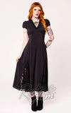 Hell Bunny Edith Dress in Black