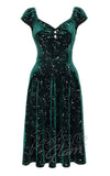 Celestial holiday dress