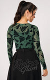 Hell Bunny Fearn Mesh Top back