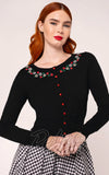 Hell Bunny Francoise Strawberries Cardigan