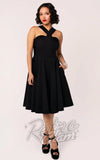 Hell Bunny Gina Dress in Black pockets
