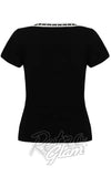 Hell Bunny Gracie Top in Black - Pre-Order