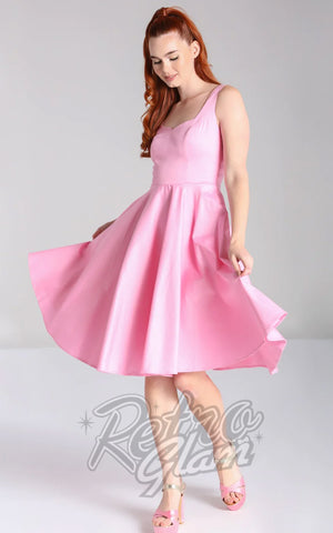 Hell Bunny Heidi Dress in Pink