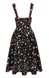 Hell Bunny Isobel Dress in Strawberry Print  cad back