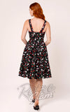 Hell Bunny Isobel Dress in Strawberry Print  back