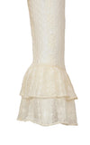 Hell Bunny Maude Top in Ivory lace cuff