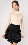 Victorian top in ivory