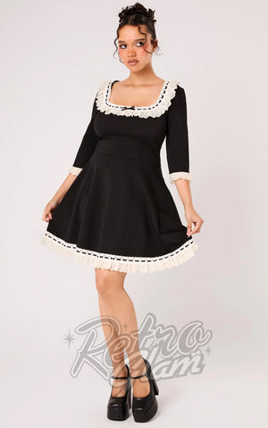 Hell Bunny Moira Lace Trim Dress