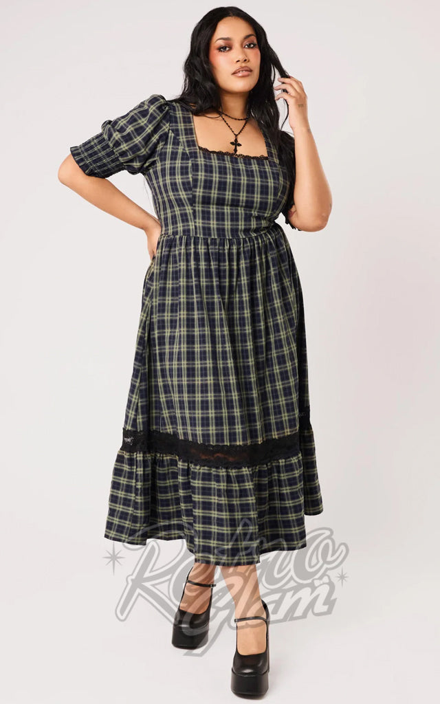 Hell Bunny Morelle Dress in Plaid - Pre-Order