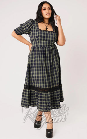 Hell Bunny Morelle Dress in Plaid - Pre-Order