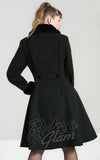 Hell Bunny Olwin Coat in Black back