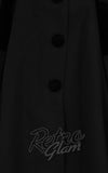 Hell Bunny Olwin Coat in Black front detail